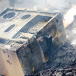 Burning computer, danger